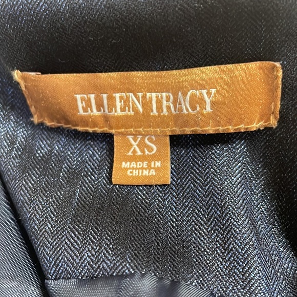 Ellen Tracy blue sparkle blazer. Size XS - Picture 11 of 12